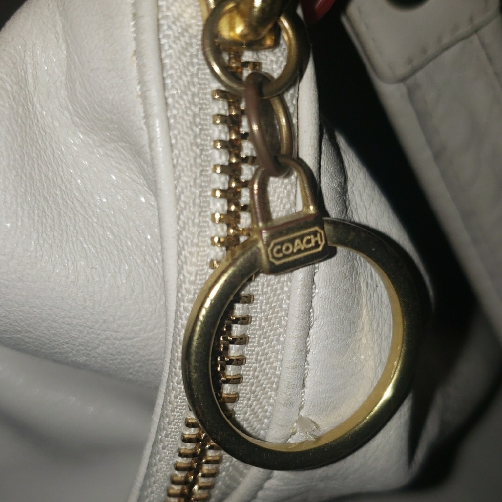 Coach POPPY cream shoulderbag - Picture 9 of 14